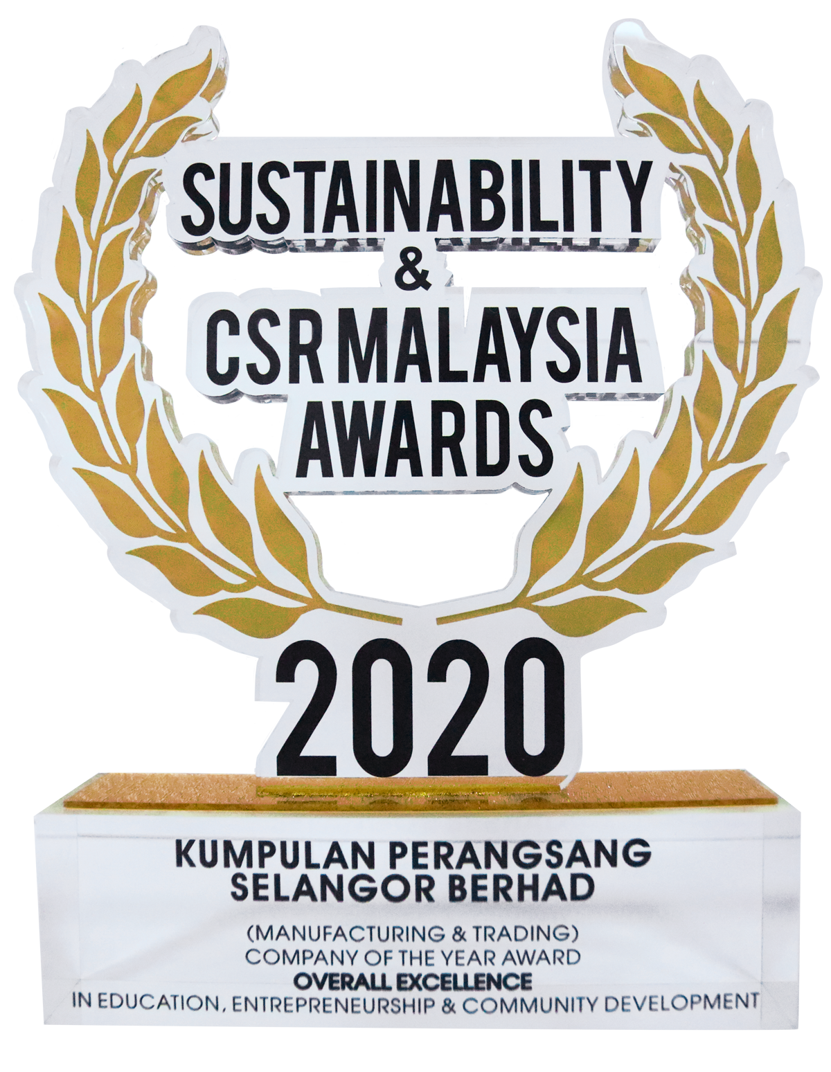 SUSTAINABILITY & CSR MALAYSIA AWARDS 2020
